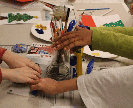 Kinder Jugendliche Workshops Kunstlabor 2 Advent muenchen