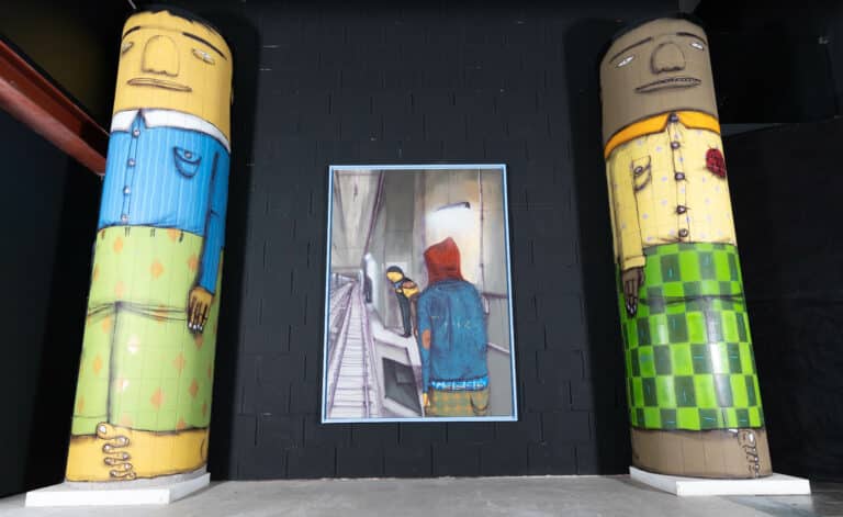 Os Gemeos_Subway_Pillars_MUCA