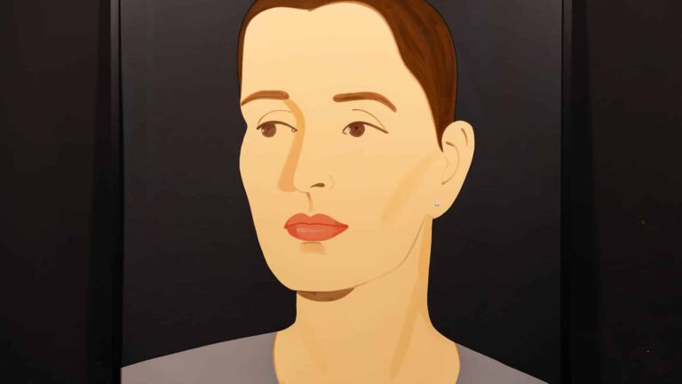 Alex Katz Siebdruck Porträt Vivien in der Ausstellung 25 im MUCA München erleben