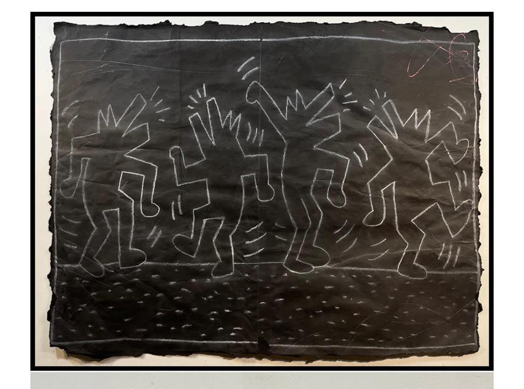 Keith Haring_Subaway Drawing Jubiläumsausstellung 25 Years München MUCA
