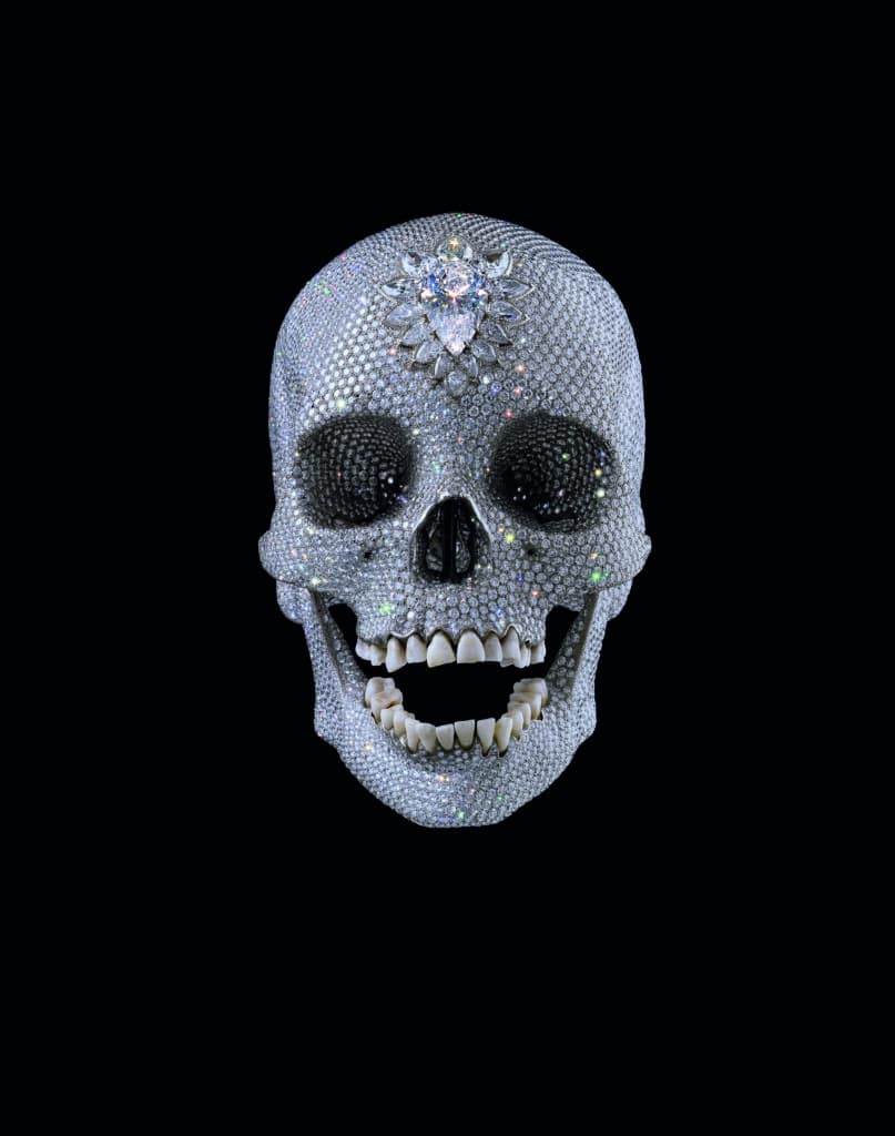 Der Diamantenschädel "For the Love of God" von Damien Hirst ab Oktober 2023 im MUCA München