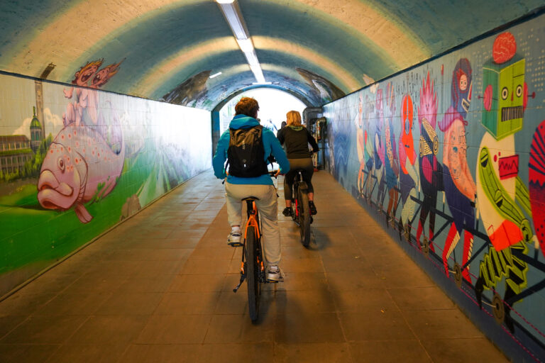 MUCA street art bike tour graffiti