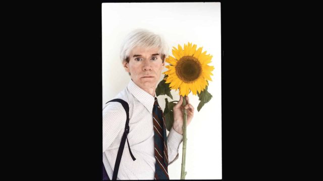 Fotografie Andy Warhol von Steve Wood in der Jubiläumsausstellung 25 im MUCA München
